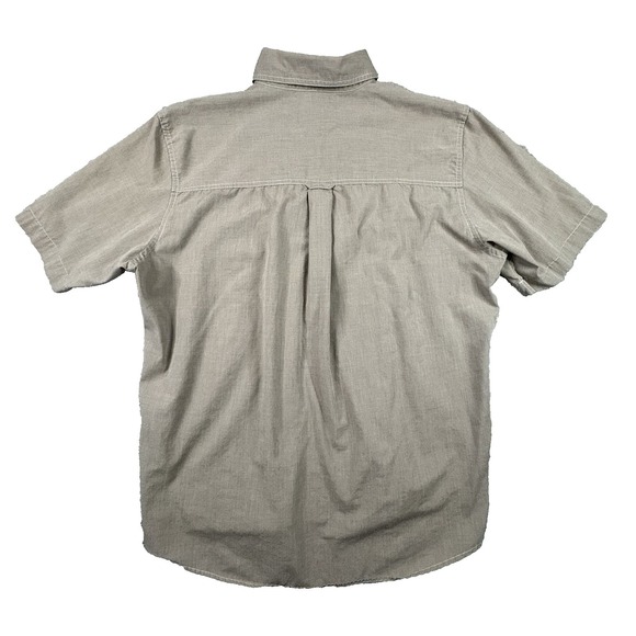 Chaps Men's XL Tan SS Button Up SEE DESCRIPTION - Picture 2 of 14